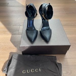Gucci Lifford Pump Nero. Black leather size 37